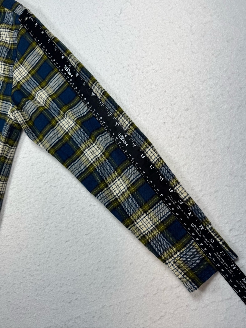 J.Crew Midweight Plaid Flannel Shirt Men’s Medium Classic Fit - Picture 9 of 10